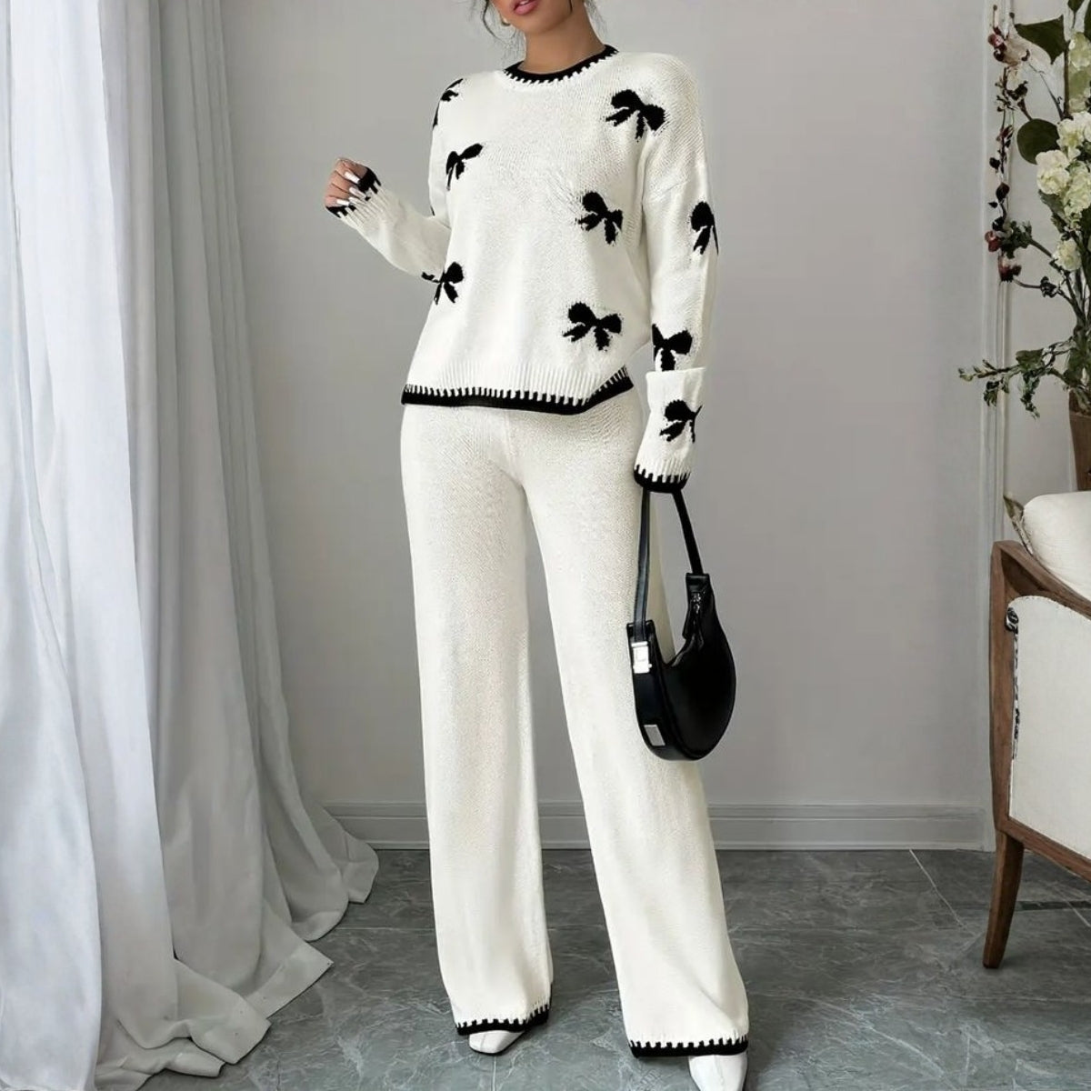 Winter Co-ord Sets for Women : Cozy Chic | Warm Beige | WCS-17