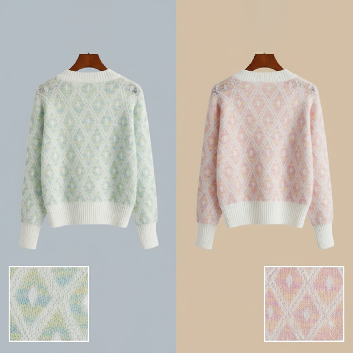 2 Pack Winter Cardigan Set – Lightweight & Warm |CR-15