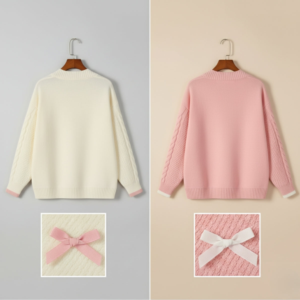 2 Pack Winter Cardigan Set – Lightweight & Warm |CR-16